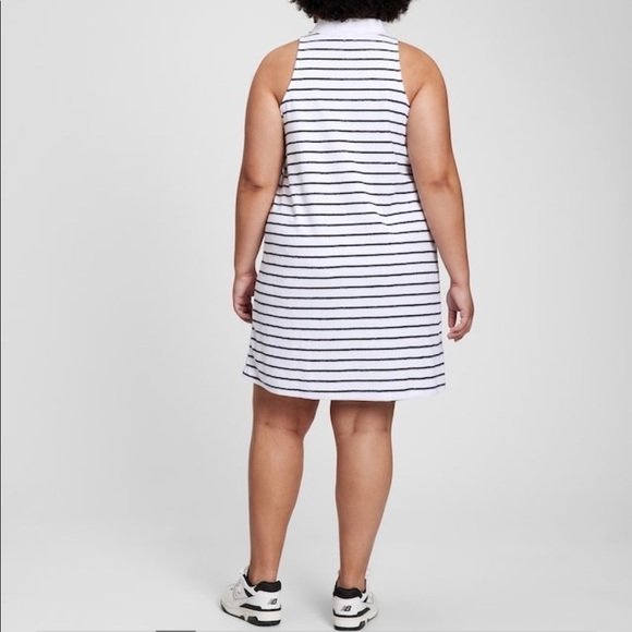 NWT. GAP. Women’s Towel Terry Halter Polo Dress. Great swim coverup. Nautical. - Picture 5 of 14